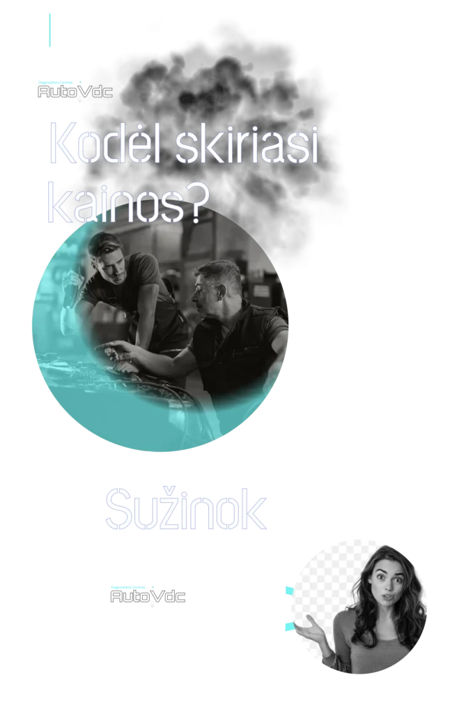 variklio diagnostika kaune kaina